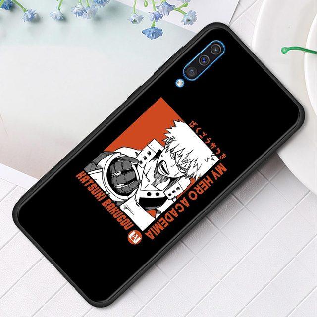 Silikon-Handyhülle für Samsung Galaxy A50 A70 A10 A20e A30 A40 A20s A10s A10e A80 A90 A60 A30s Cover Shell My Hero Academia