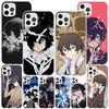 Bungo Stray Dogs Dazai Phone Case For iPhone 17 Air 16 Pro Max 16E 15 + 14 Plus 11 12 13 Mini 7 8 SE Gift Print Cover Fundas 16