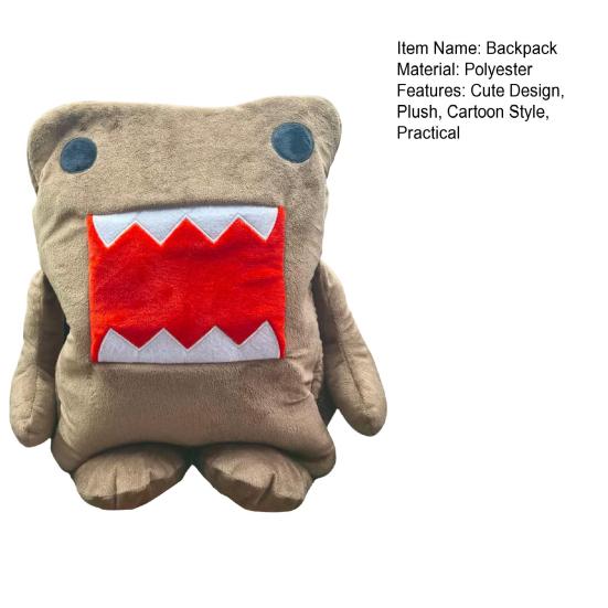 Anime Backpack for Teens Cute Plush Doll Backpack Street Casual Daypack Cartoon