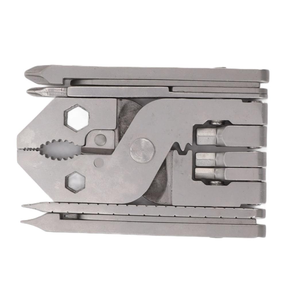 420 Edelstahl Multi-Tool Silber Outdoor-Werkzeug Robustes Multitool Zange Heimwerker