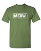 MEOW - Unisex Baumwoll-T-Shirt