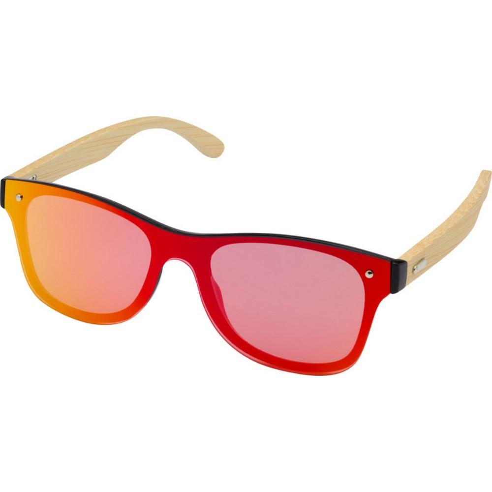 Floso Unisex Adult Tan Bamboo Sunglasses