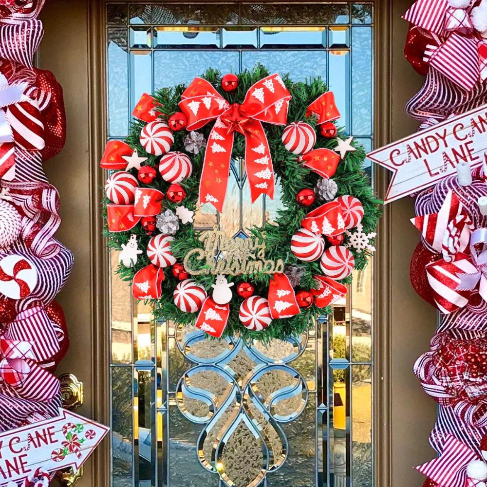 Gifts Hotel Christmas Wreath Shopping Garden Rattan Wreath Mall Window Layout Christmas Decoration