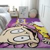 Cartoon Funny R-Rugrats Floor Mat Printed Flannel , Suitable For Bathrooms, Kitchens, Entrances, And Other Decorate Home