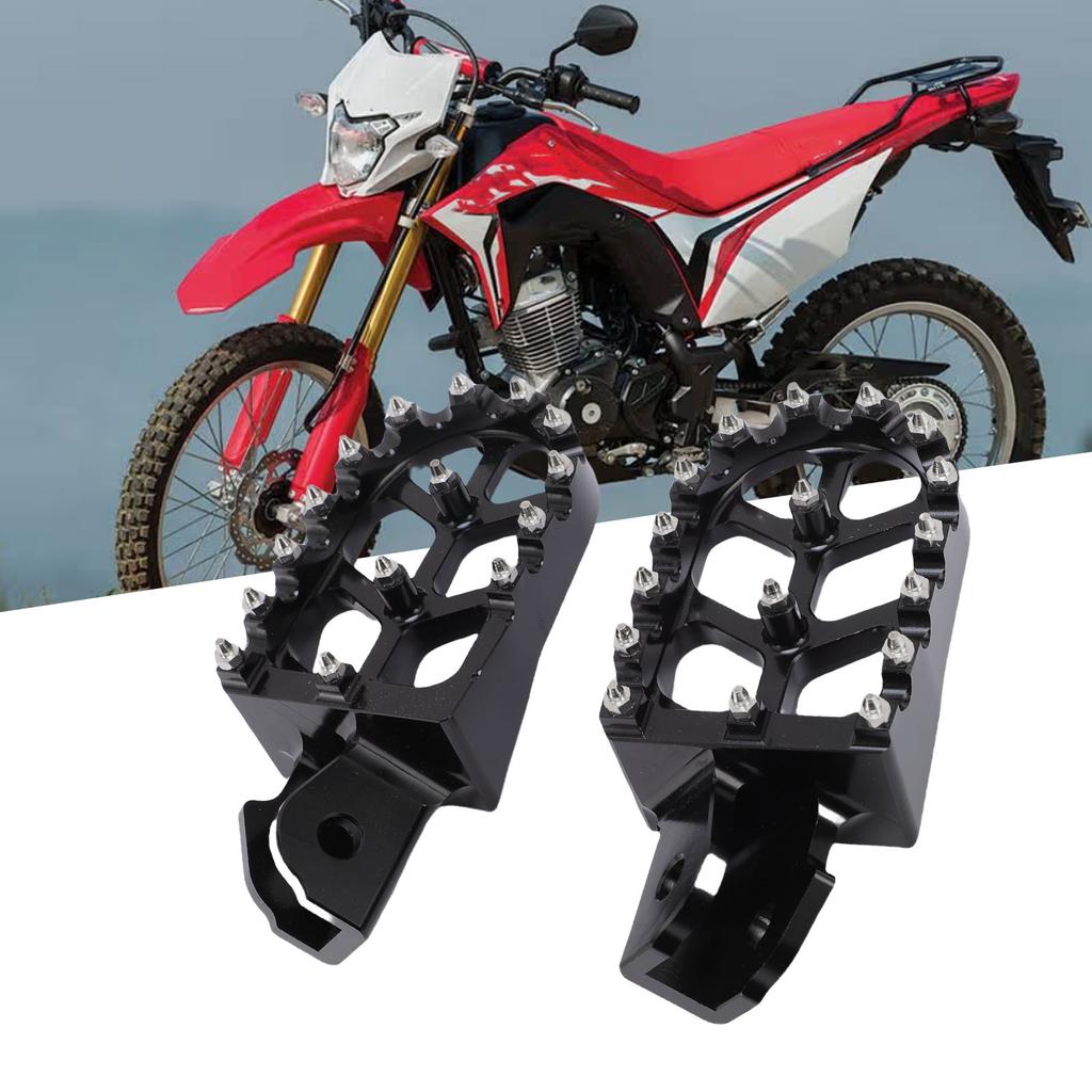 Dirt Bike Foot Peg 7075 Aluminium Alloy Strong Load Bearing Motorcycle Foot Rest Peg Replacement for Surron Light Bee X