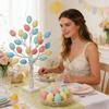 Egg Tree for Easter with LED Light Table Centerpiece 23.6in Easter Tree Decorations Battery and USB Powered for Nursery Bedside