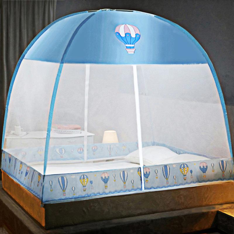 Installation free yurt mosquito net household 1.8m bed 1.5m student 1.2m tent magic mosquito net manufacturer wholesale