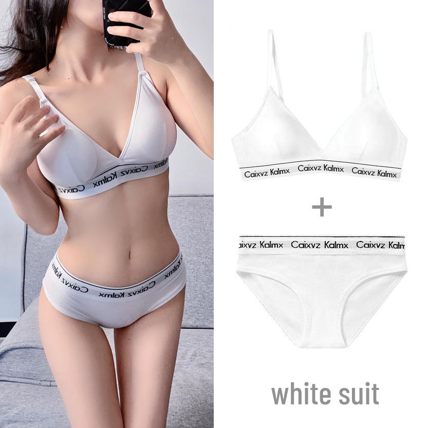 Style C Women's Pure Cotton Wire-Free Sports Bra - Summer Thin, Sexy, Comfortable Back Design