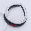 10pcs/lot 8mm /10mm Wide Teeth Hairbands  Girls Plastic Headbands Lady Jewelry Findings Diy Tools White Black  Hair Accessory