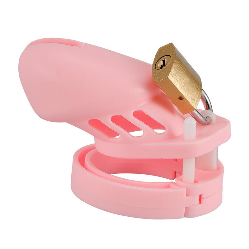 Silicone Male Chastity Cage: SM Erotic Abstinence Training Device