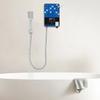 110V 4500W Electric Instant Hot Water Heater Tankless Boiler Bathroom Shower Head Overheating Protection (Blue)
