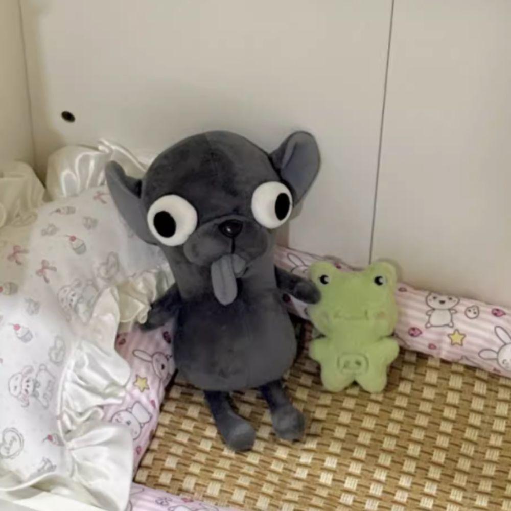 Plyšáci Čivava Plyšová Hračka Štěně Domácí Mazlíček Černá Barva Vyplněná Panenka Čivava Kawaii Realistická Čivava Simulace Psa
