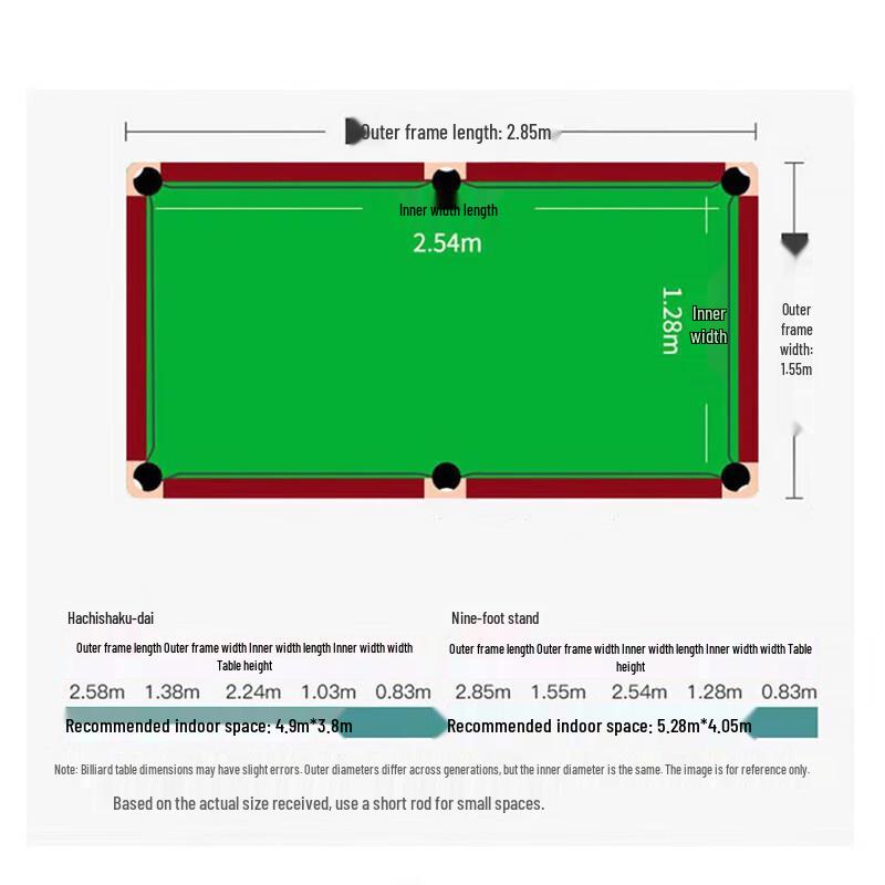 Chinese Black Eight Billiard Table