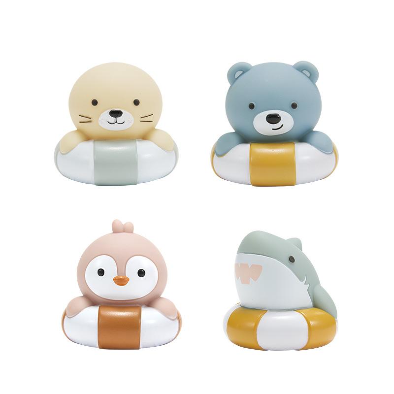 Kids Floating Light Up Animal Net Fishing Bath Toy
