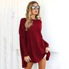 T Sleeves Long Shirt Women Clothing Solid Color Round Neck Breathable Fashion