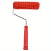 1Pc Embossed Rubber Drum Print Roller Paint Liquid Wallpaper Diatom Ooze Embossed Mold