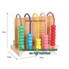 Children's Elementary Abacus: Mental Math, Addition & Subtraction Teaching Aid, Teacher-Recommended Educational Toy & Counting Frame for Students