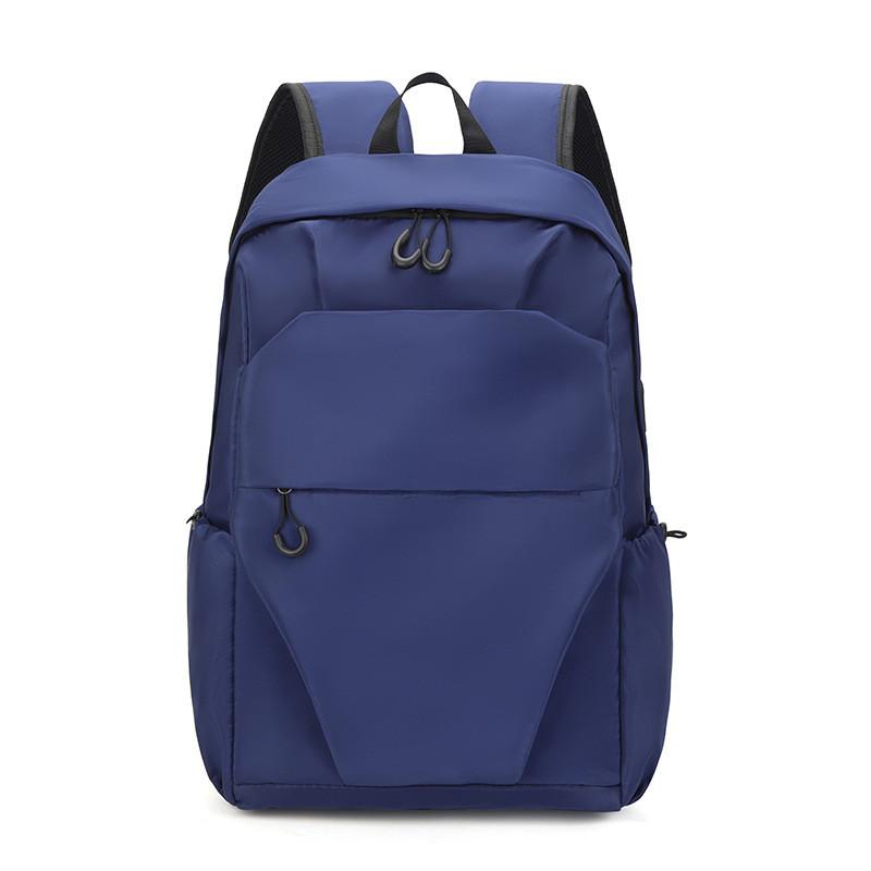 

Nylon Travel Backpack With Usb Charging Port For Men And Women Suitable For 156 Inch Laptops синій