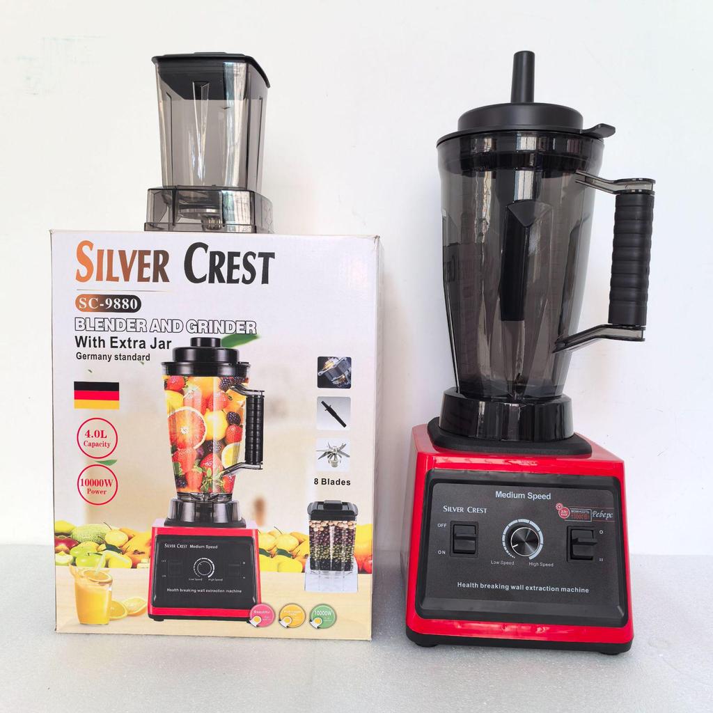 Pure Copper 4L 8-in-1 Blender: High Power Stainless Steel Mixer, Meat Grinder, Juicer.
