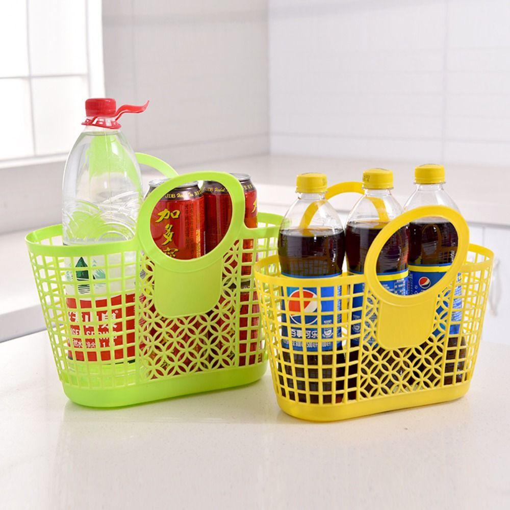 Cesto Portatile in Plastica Portatile Cavo Appeso Giocattolo Organizer Cesto Portaoggetti Accessori Cucina Bagno