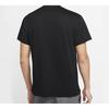 Nike Pro Solid Color Casual Printing Round Neck Pullover Short Sleeve Black Men's CJ4612-010