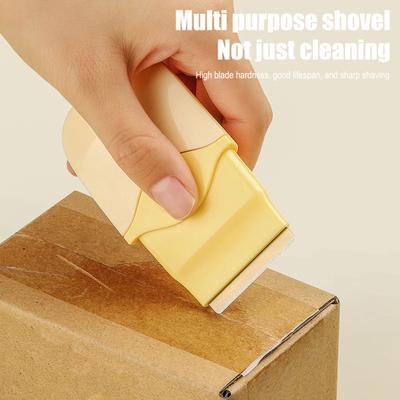 Raspador de Limpieza Multifuncional Raspador con Hoja Retráctil Eliminador Eficiente de Suciedad Gadget de Cocina para Eliminación de Grasa Adhesiva