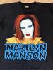 Vintage Marilyn Manson T-Shirt Selten Großes Logo Schwarz Unisex T-Shirt S-5XL WA0328