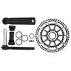 MTB Bike Crankset Hollow Integrated Double Chainrings 53‑39T Aluminum Alloy Bicycle Crank