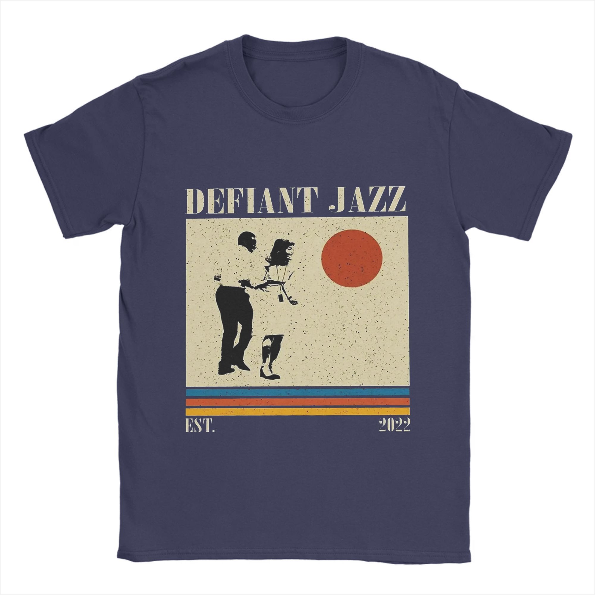 

Severance Мужская хлопковая винтажная футболка с круглым вырезом и коротким рукавом, футболки Defiant Jazz, идея для подарка 4XL