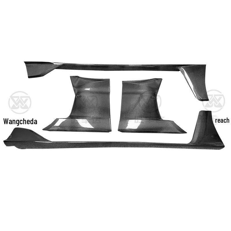 Carbon Fiber Body Kit: Side Skirts & Fender Mudguard for Toyota SUPRA A90/A91