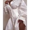 High Waist Corset For Women Lace Up Goth Bustier Top Body Shapewear Women Female Push Up Bustier Waist Clips For Dresses