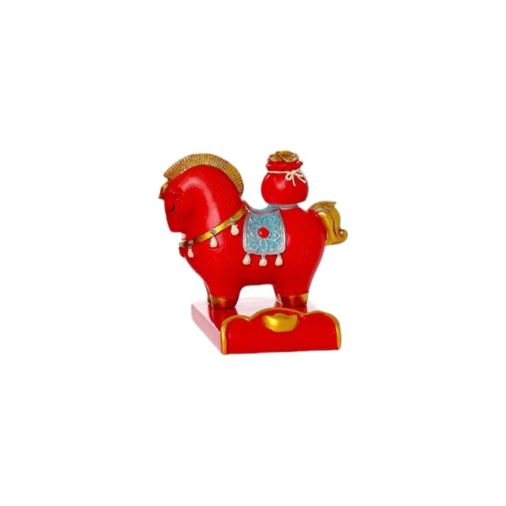 Year of The Horse 2026 Horse Year Figurines Mobile Phone Stand  Home Party Decor