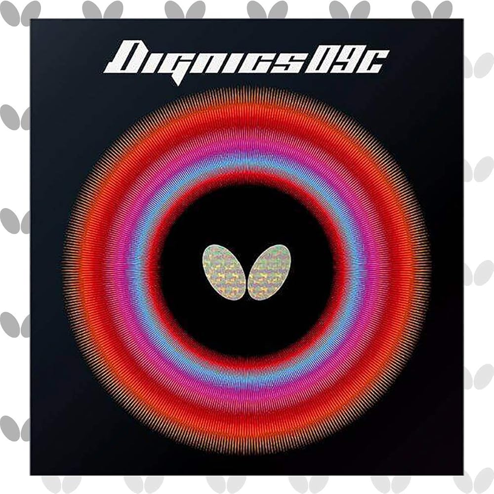 Накладка для настольного тенниса Butterfly Dignics 09C, Красная, Толстая, 06070