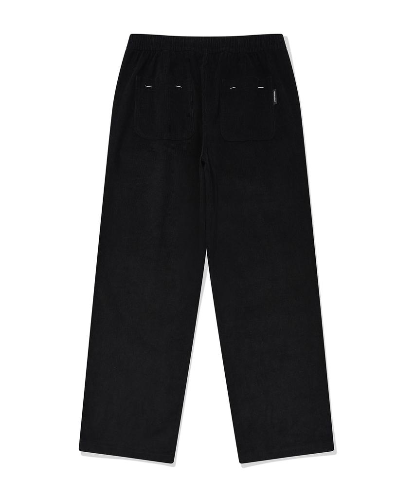 WACKY WILLY Corduroy Elastic Pants Black