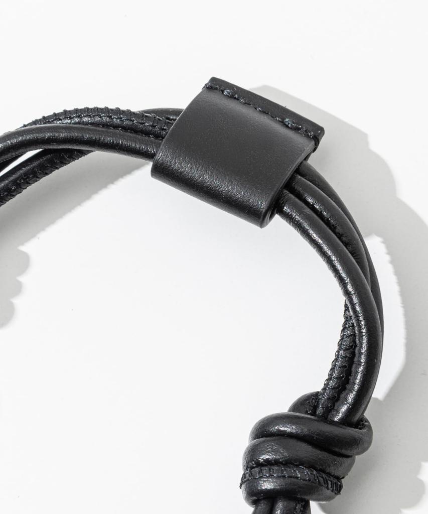 Jil Sander Tangle Keyring Black, One Size, J26VL0008P5452