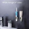 4-Pack Stainless Steel Toothbrush Holders, Self-Adhesive Wall Mounted Bathroom Organizer for Easy Storage