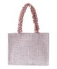 Maison de Fleur Tweed Frill Handtag Fyrkantig Toteväska, Elfenben, Storlek M (08000248500)