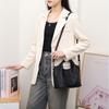 Cowhide Square Bag Crossbody Horizontal Shell Bag Popular Fashion Niche Women Single Shoulder Practical Soft Hand