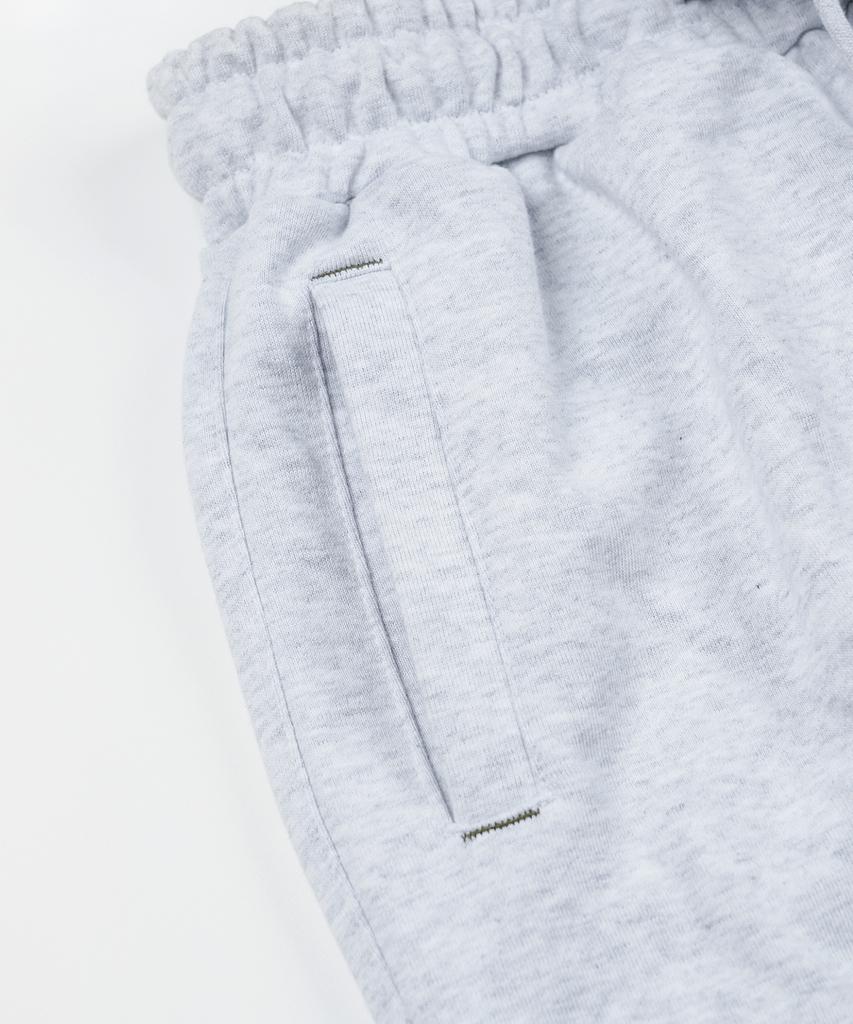 FRIZMWORKS Cover Stitch Sweat Pants _ White Melange