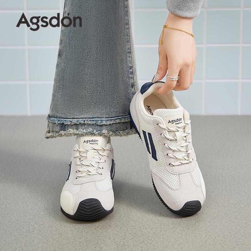 Augustus Dunde Training Shoes Women's 2025 New Summer Casual Shoes Functional Wind Mesh Forrest Gump Shoes Flat Sneakers