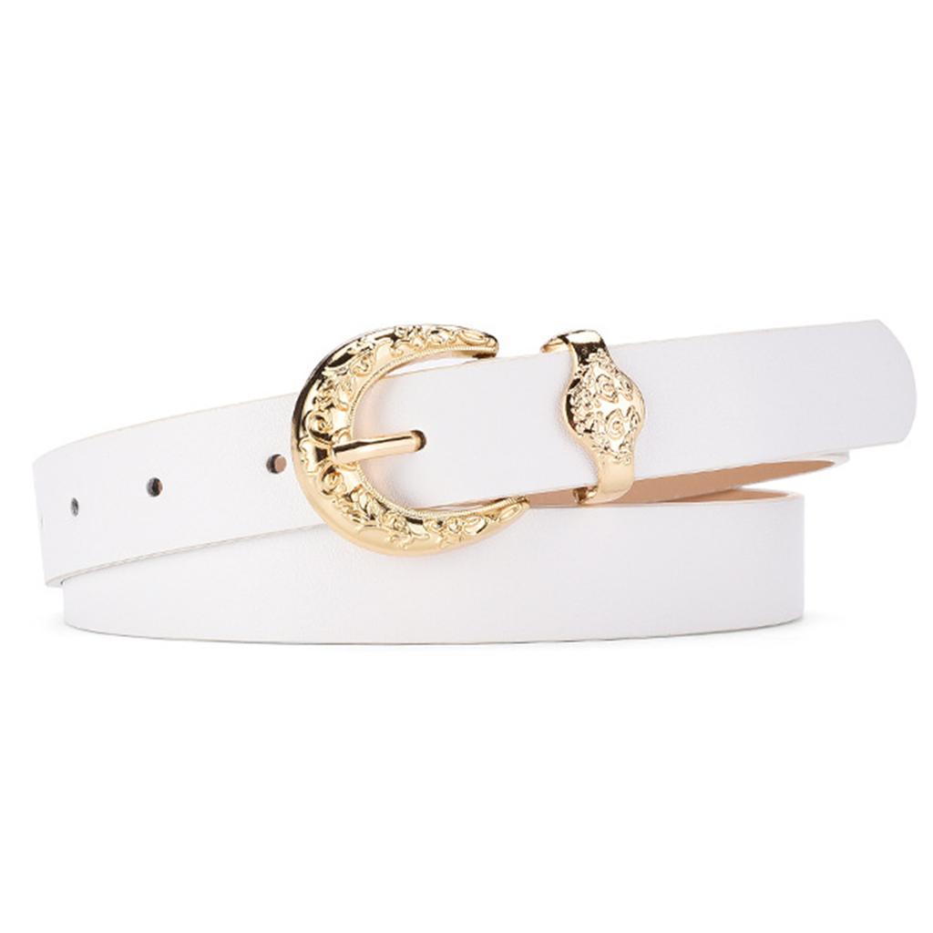 Skinny Belt Jean Waistband 2000s Y2K Style Vintage Buckle Waistband for Hip Hop Bands Player Country Girls