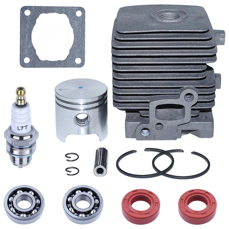 Cylinder Piston Kit 34mm For Stihl Fs38 Fs45 Fs46 Fs55 Km55 Hl45 Fs45L Fs45C Fs46C Km55C Km55R Km55Rc 41400201202