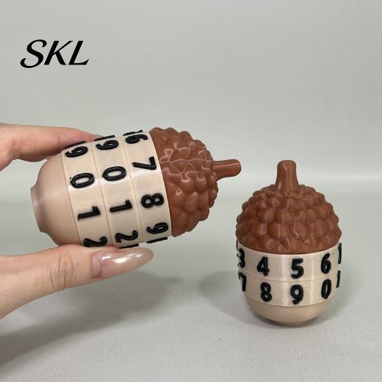 HP Counting Prop 3D Printed Acorn Tracker, Shape Life Counter, 2/3 Digits 3-digit Counter Rotating Tools Accessories for Tabletop Card Game