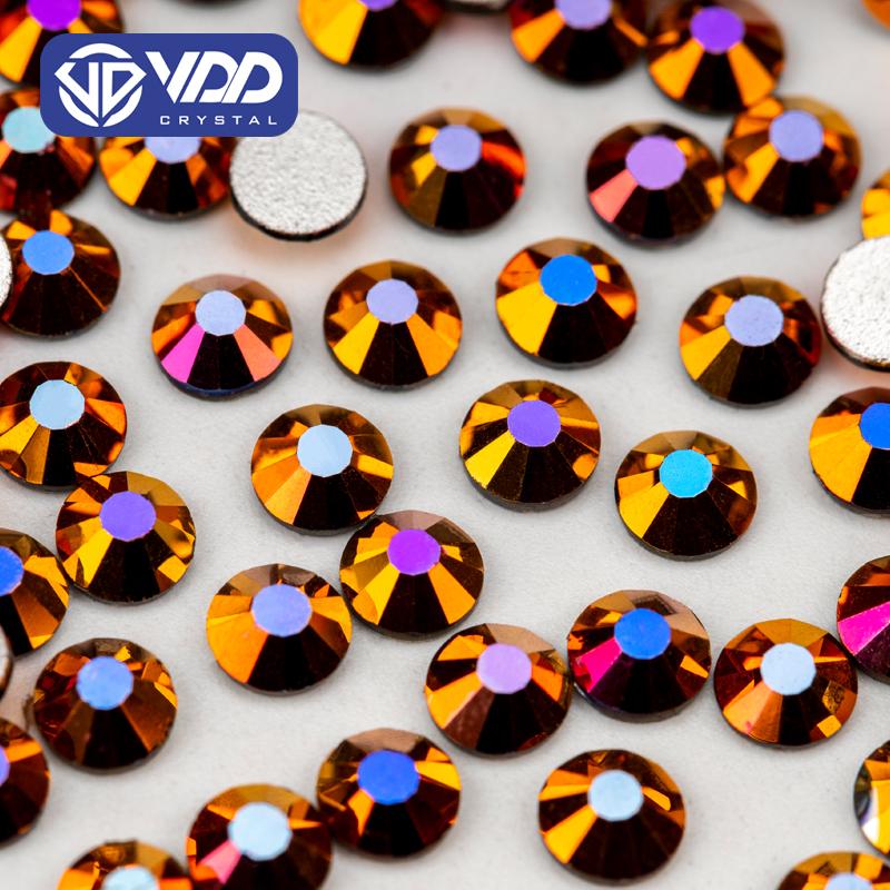 VDD Neue Farben SS4-SS30 Hochwertige Glas Kristall Strasssteine Glitzer Strass Flachrückseite Steine für Nagelkunst DIY Handwerk Dekoration
