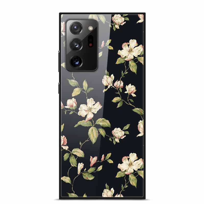 Glass Back Cover For Samsung Note 20 Ultra Case Tempered Glass Case For Samsung Galaxy S21 Ultra Case S 21 Note20 Ultra Funda
