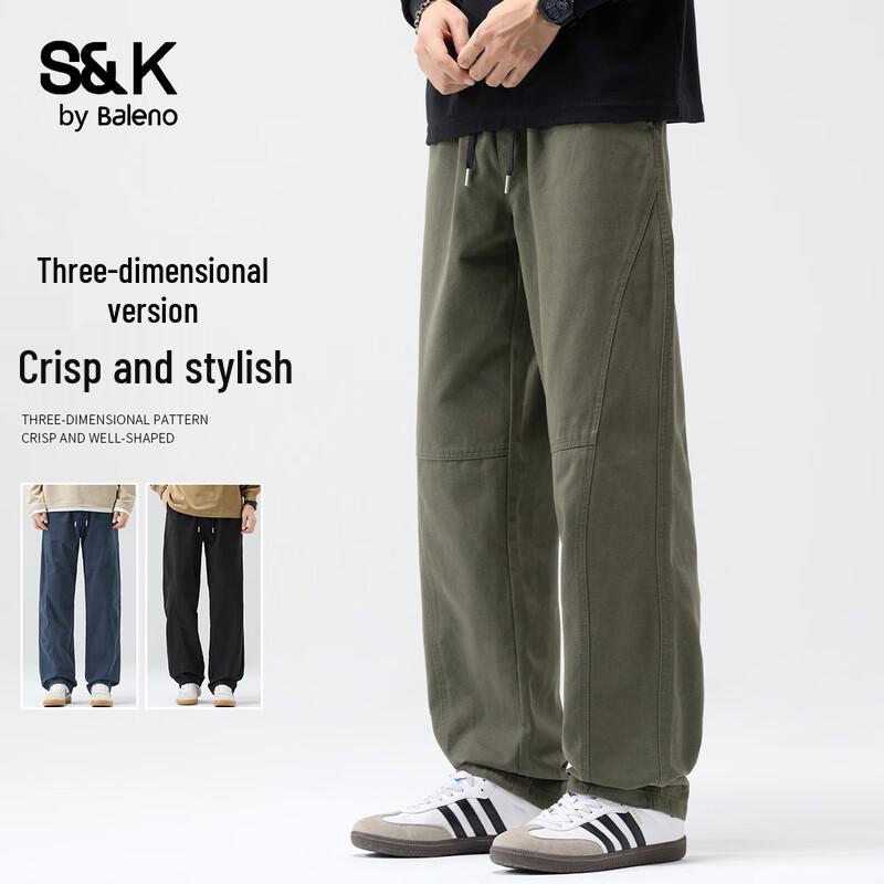 Baleno Men s S&K Series Retro Cotton Cargo Pants 4XL