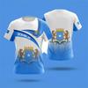 Somalia-Flaggen-Grafik-T-Shirts, Sommermode, kurzärmelig, 3D-Nationalemblem-Druck, lässige, lose Streetwear-T-Shirts