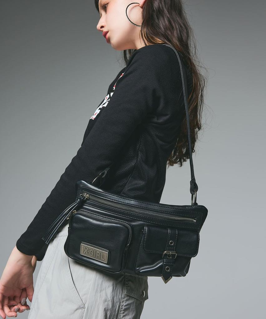 Kunstleder 2-Wege Gürteltasche 105253053011 Schwarz Einheitsgröße