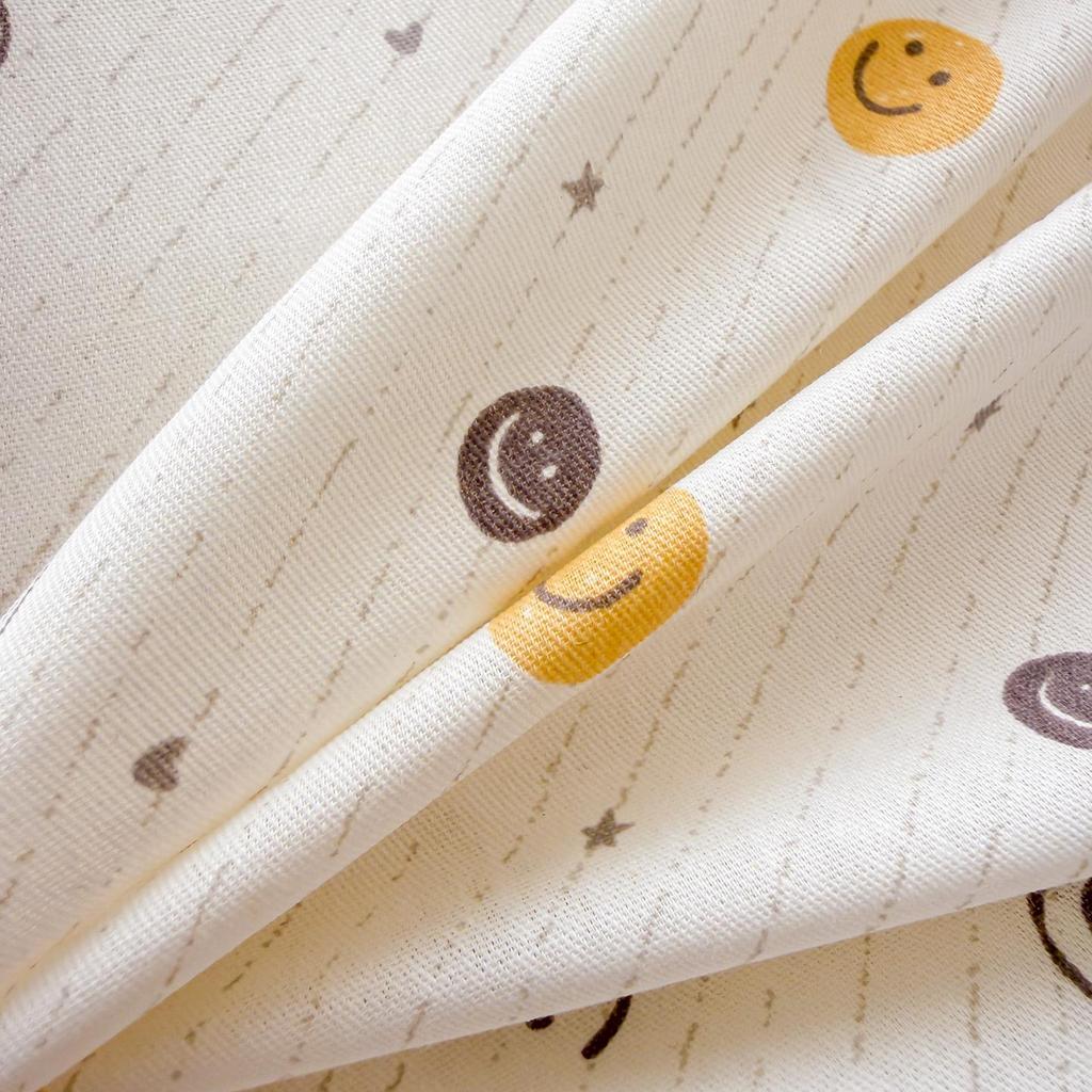 Bavlněné povlečení s kresleným potiskem na jaro a léto: Měkké, Šetrné k pokožce, Svieží styl, 4dílné.