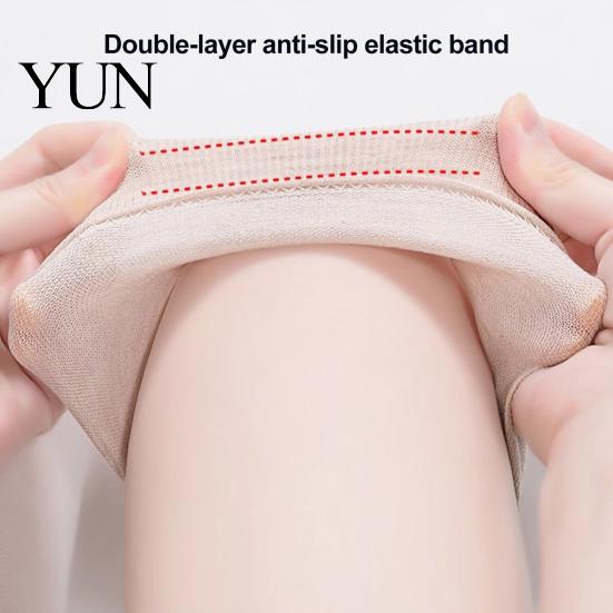 Air Conditioned Room Knee Warmers Soft for Cold Protection, Breathable Cotton Leg Sleeves, Anti Winter Support Slip Warmers, Elastic Thermal